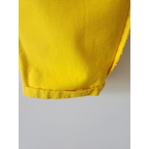 Vintage Ivy Brown Womens Cotton High Waist Mom Jeans Size 8 Yellow Made in USA - Picture 9 of 13